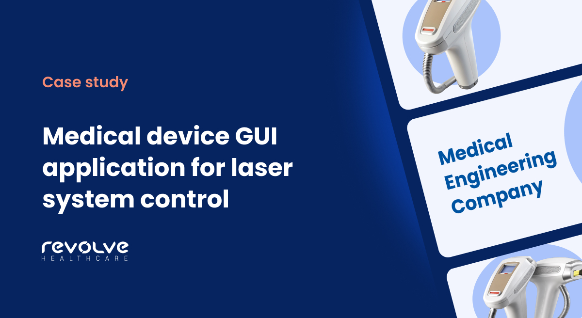 Medical device GUI application for laser system control